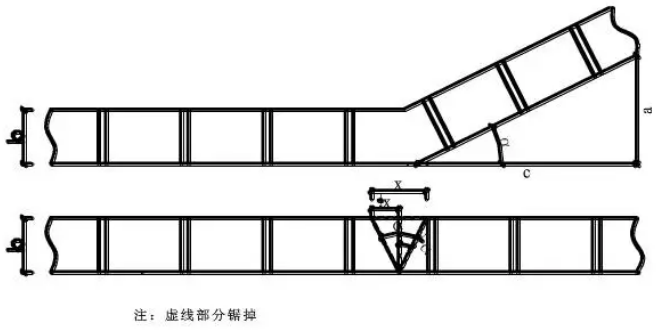 玻璃钢电缆桥架30度45度60度角弯头制作方法